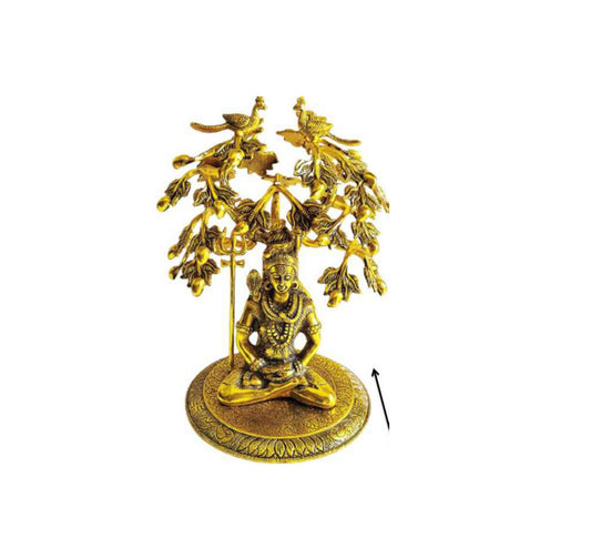 Lord Shiva Idol Under peacock Tree