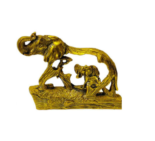 Elephant Family Decorative Figurine