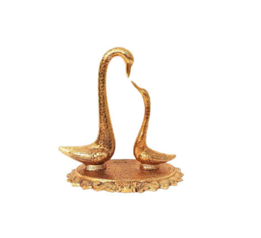 Swan Couple Decorative Showpiece